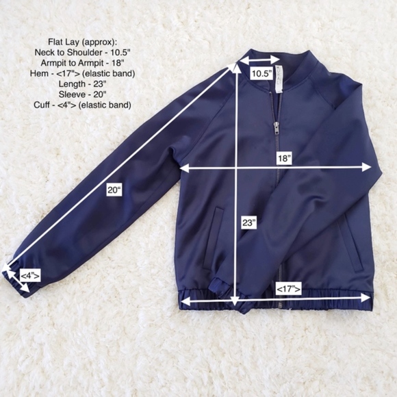 Mural Navy Bomber Jacket, Sz XS - Picture 6 of 6